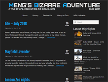 Tablet Screenshot of mengsbizarreadventure.com